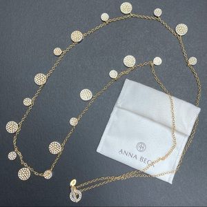 Anna Beck Long Disc Necklace